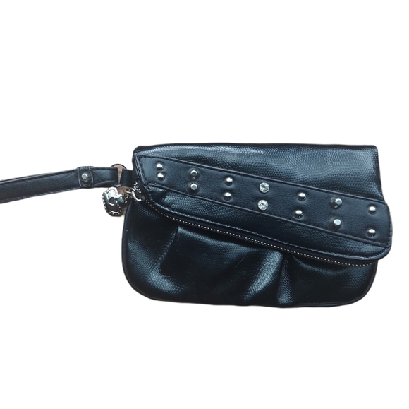 kathy Van Zealand black wristlet - Picture 1 of 4